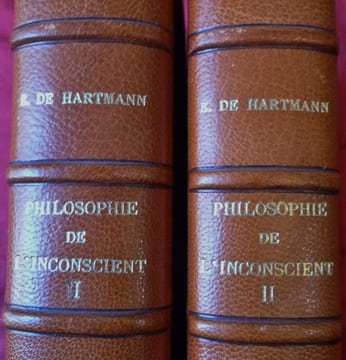 PHILOSOPHIE DE L'INCONSCIENT. EDOUARD DE HARTMANN
NOLEN (traducteur)