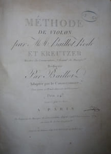 METHODE DE VIOLON