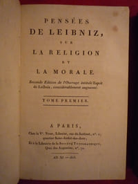 PENSÉES DE LEIBNIZ SUR LA RELIGION ET LA MORALE
ESPRIT DE LEIBNIZ