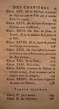 Les Agrémens des campagnards dans la chasse des oiseaux, et le Plaisir des grands seigneurs dans les oiseaux de fauconnerie. . BUCHOZ Pierre Joseph