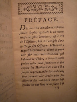 Les Agrémens des campagnards dans la chasse des oiseaux, et le Plaisir des grands seigneurs dans les oiseaux de fauconnerie. . BUCHOZ Pierre Joseph
