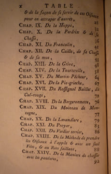 Les Agrémens des campagnards dans la chasse des oiseaux, et le Plaisir des grands seigneurs dans les oiseaux de fauconnerie. . BUCHOZ Pierre Joseph
