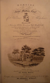 Memoirs of the Life of the lateJohn MyttonnEsq. ofHalston,Shropeshire,...with Notices of his Hunting, Shooting, Driving, Racing, eccentric and extravagant Exploit. 