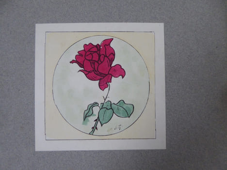 LES ROSES AQUARELLES ET DESSINS . ZOUBALOFF JACQUES