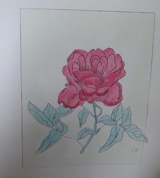 LES ROSES AQUARELLES ET DESSINS . ZOUBALOFF JACQUES