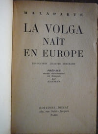 La Volga nait en Europe