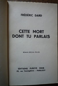 Cette mort dont tu parlais