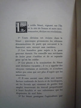 Le jardinier de Samos. P.E. LEMONTEY
