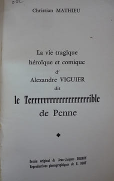 Le terrible de Penne. Christian Mathieu