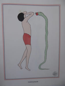 ALBUM DE 13 LITHOGRAPHIES COULEURS 1930 GEORGES DELAW