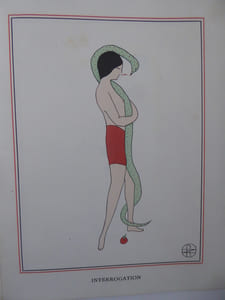 ALBUM DE 13 LITHOGRAPHIES COULEURS 1930 GEORGES DELAW