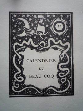 Calendrier du beau coq. René DRUART