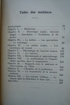 L'ouvrier maçon. Fernand BORIE