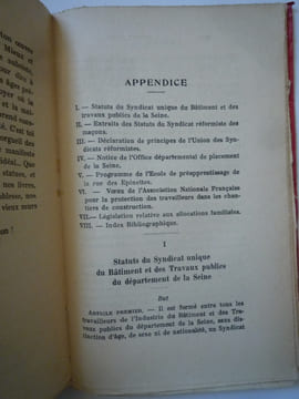 L'ouvrier maçon. Fernand BORIE