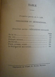 Philosophie du déterminisme
