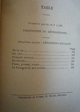 Philosophie du déterminisme. Jacques SAUTAREL
