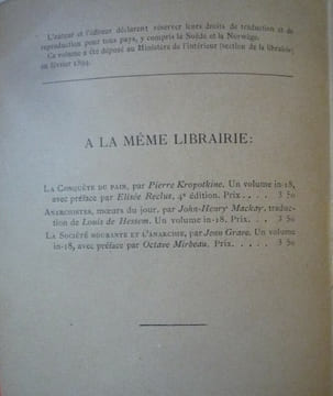 De la Commune à l'Anarchie. Charles MALATO