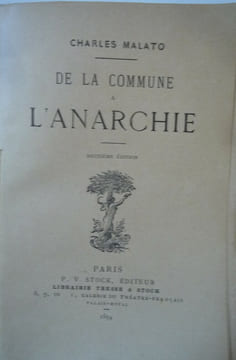De la Commune à l'Anarchie. Charles MALATO