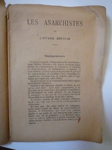 Les anarchistes et l'affaire Dreyfus