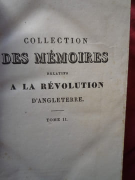 collection de mémoires relatifs à la révolution d'Angleterre
. collectif
Thomas May
John Price
John Berkley
Thomas ...