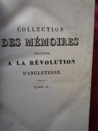 collection de mémoires relatifs à la révolution d'Angleterre