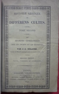 Histoire abrégée des différents cultes
