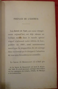 Les secrets de l'épée
