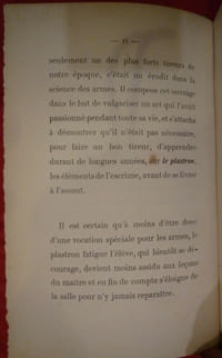 Les secrets de l'épée