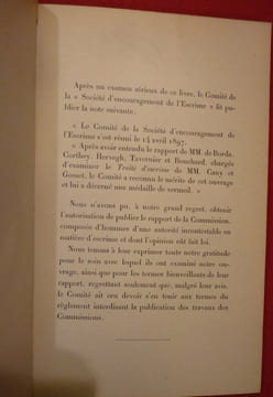 Manuel d'escrime
Méthode rationnelle. J. CANY et H. GOSSET