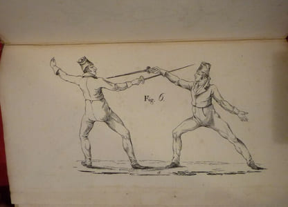 Traité d'escrime à pied et à cheval