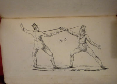 Traité d'escrime à pied et à cheval