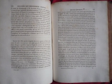Collection de documents inédits sur l'histoire de France
Relations des ambassadeurs Vénitiens sur les affaires de France au XVI° siècle
. N. ...