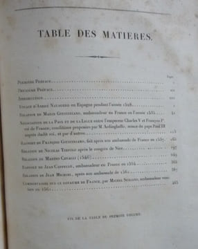 Collection de documents inédits sur l'histoire de France
Relations des ambassadeurs Vénitiens sur les affaires de France au XVI° siècle
. N. ...