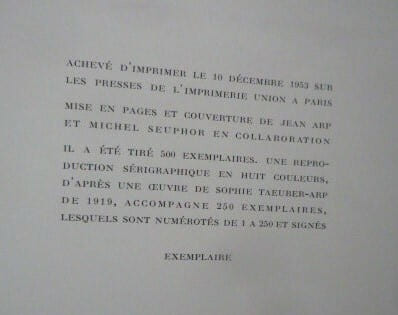 Mission spirituelle de l'art
à propos de l’œuvre de Sophie Taeuber-Arp et de Jean Arp. Michel SEUPHOR