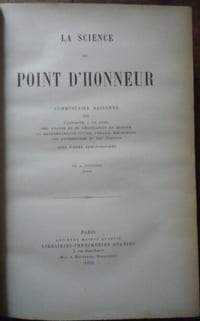 La science du point d'honneur