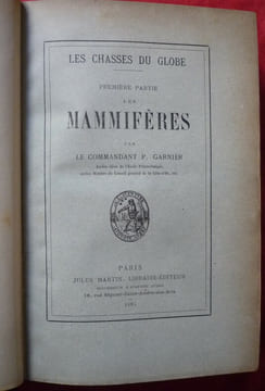 Les chasses du globe
. Pierre GARNIER
