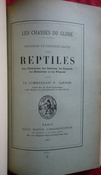 Les chasses du globe
. Pierre GARNIER