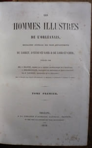 Les homme illustres de l'Orléanais