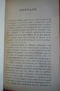 L'Alsace Lorraine et l'empire allemand 1871-1911