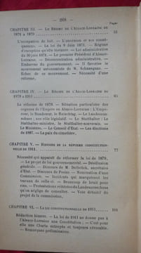 L'Alsace Lorraine et l'empire allemand 1871-1911. Robert BALDY