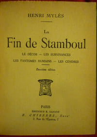 La fin de Stamboul