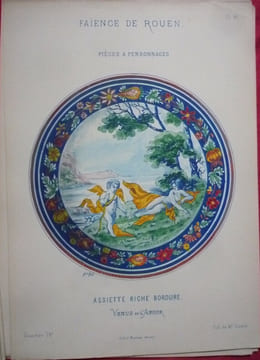 Histoire des faïences de Rouen. RIS-PAQUOT