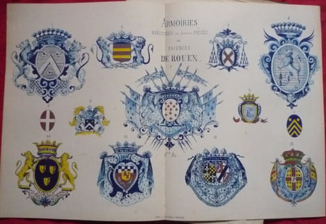 Histoire des faïences de Rouen. RIS-PAQUOT