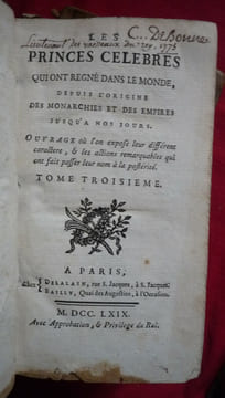 Les princes célèbres qui ont régné dans le monde
depuis l'origine des monarchies et des empires jusqu'à nos jours. P.A. Alletz (atribué à )