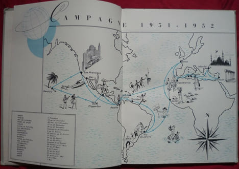 Croiseur Jeanne d'Arc
croisière 1951-1952. collectif