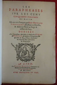 Les paraphrases sur les cent cinquante psaumes de David