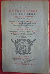 Les paraphrases sur les cent cinquante psaumes de David