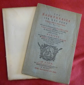 Les paraphrases sur les cent cinquante psaumes de David