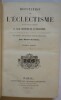 Réfutation de l'éclectisme. Pierre Leroux