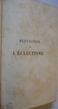 Réfutation de l'éclectisme. Pierre Leroux